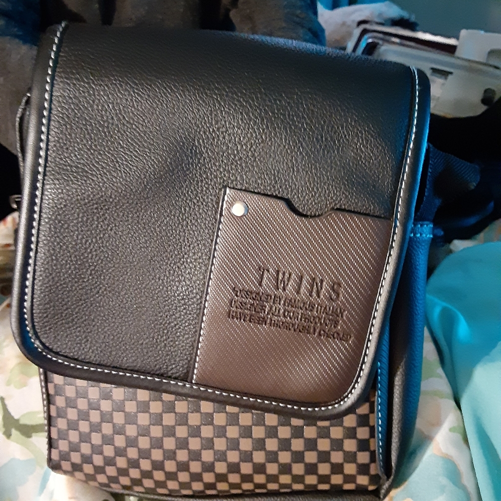 Mens leather fashion bag